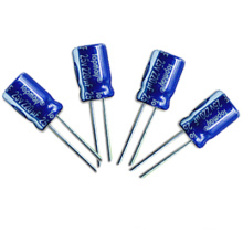 Blue Color Aluminum Electrolytic Capacitor